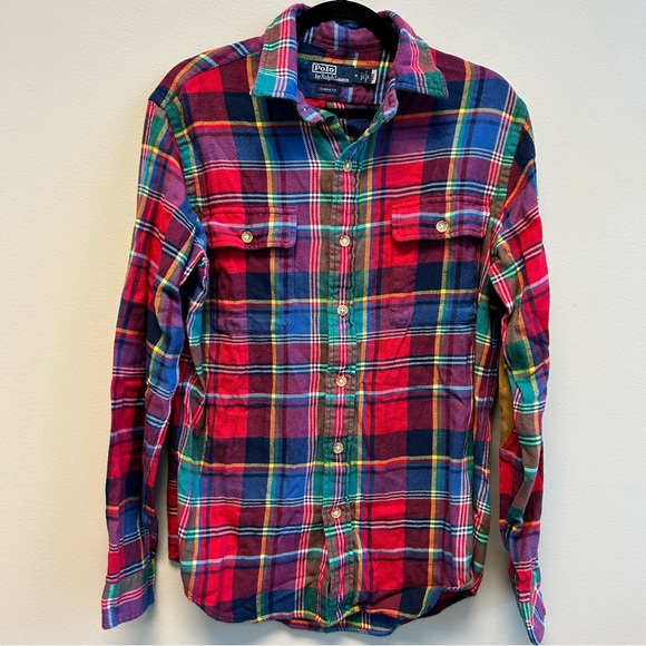 Polo Ralph Lauren Red Plaid Button Down Shirt - Picture 1 of 6